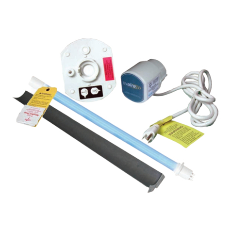 Field Controls UV-Aire UV-16/120 User manual