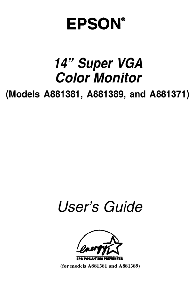 Epson A881371 User manual