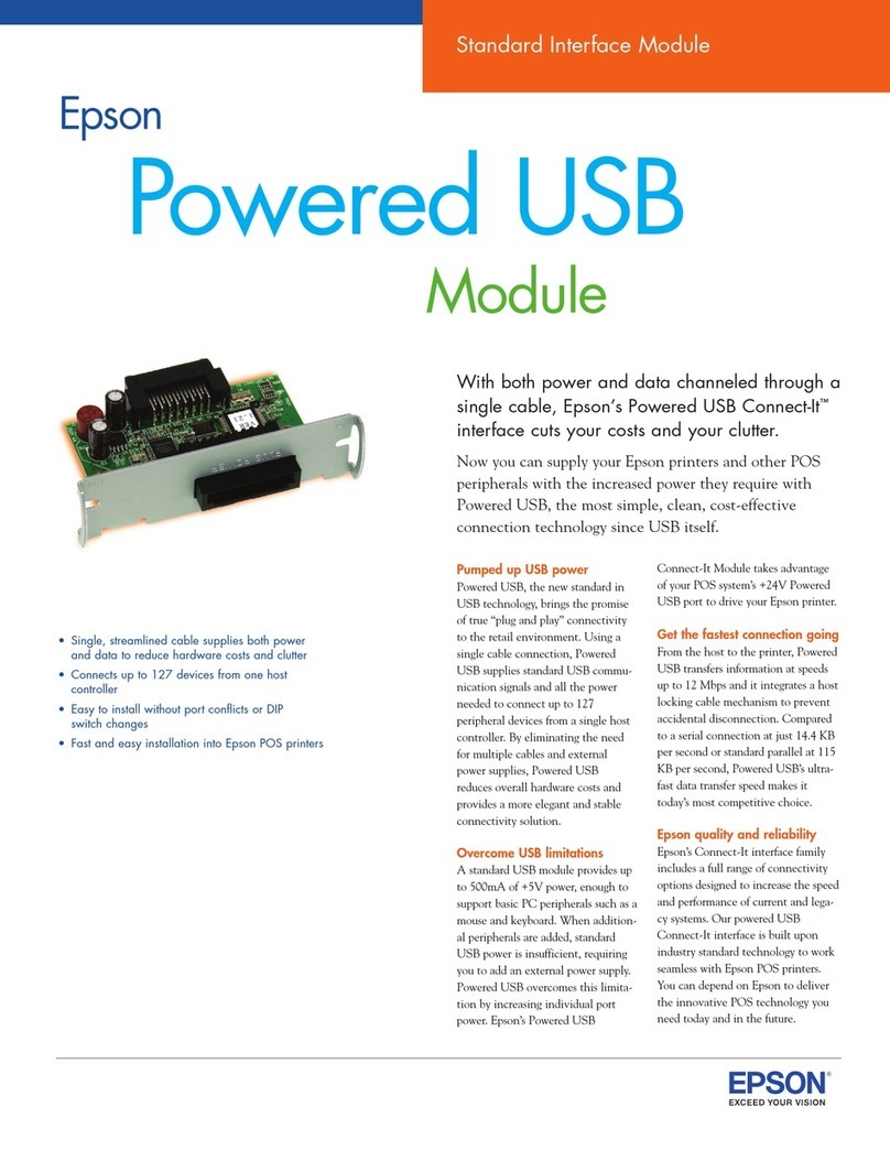 Epson SD-DSPUSBB Brochure & specs