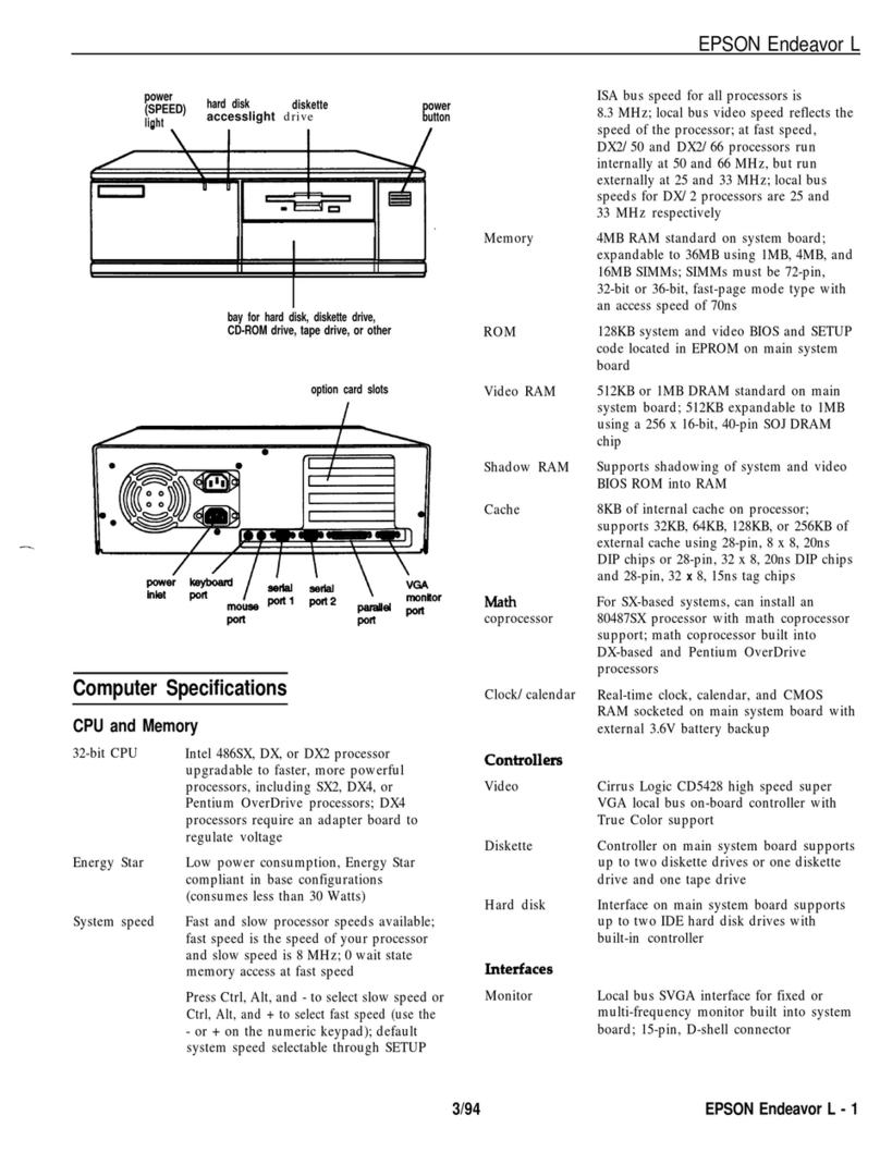 Epson Computer Hardware user manual