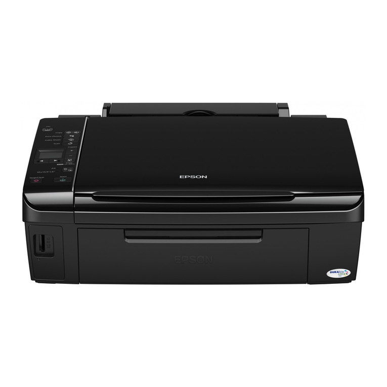 Epson Stylus SX210 Series Assembly instructions