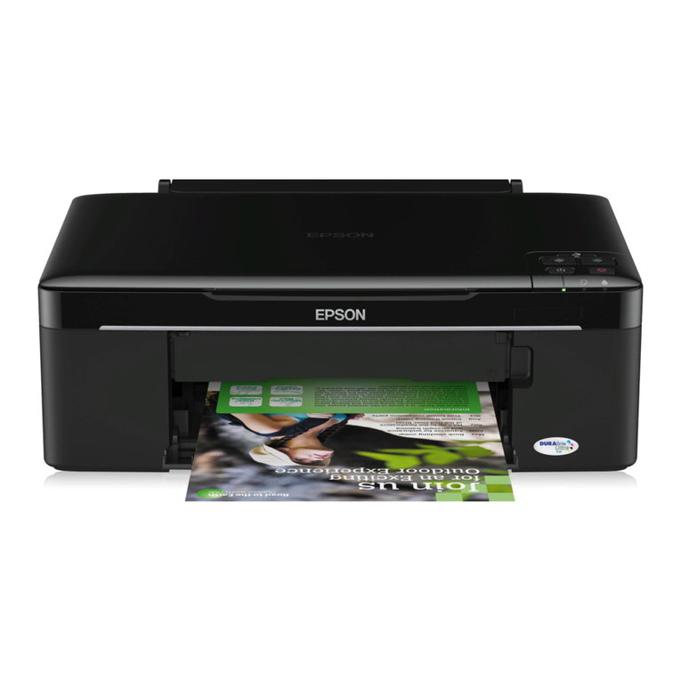 Epson Stylus SX200 series Assembly instructions