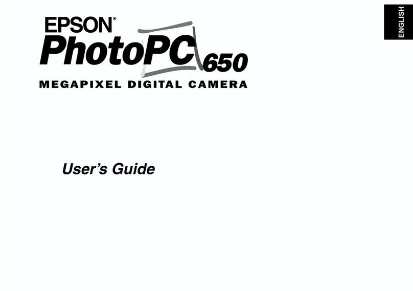 Epson PhotoPC 650 User manual