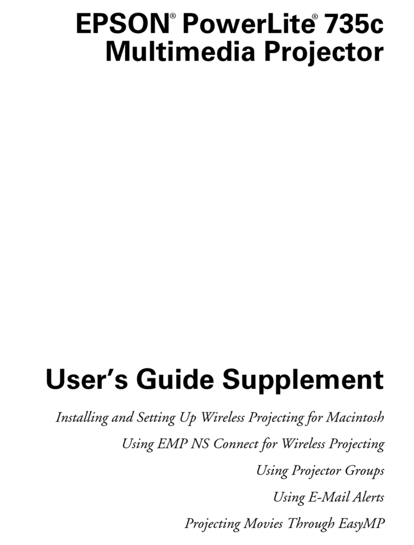 Epson PL 735c User manual