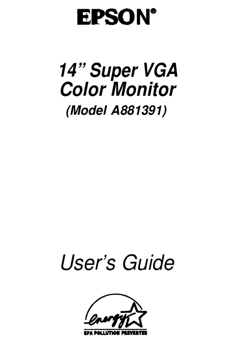 Epson A881391 User manual