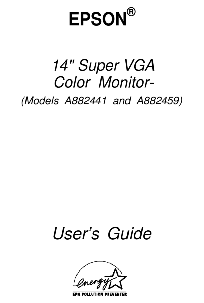 Epson A882459 User manual