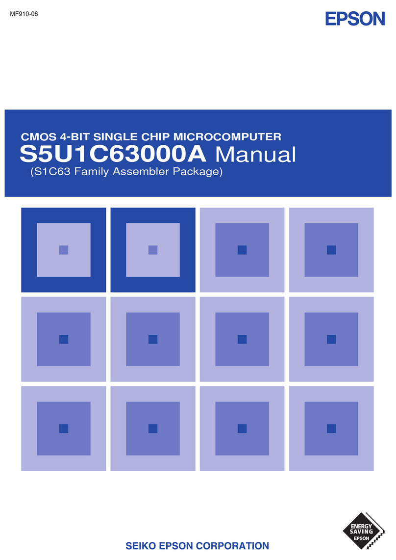Epson S5U1C63000A User manual