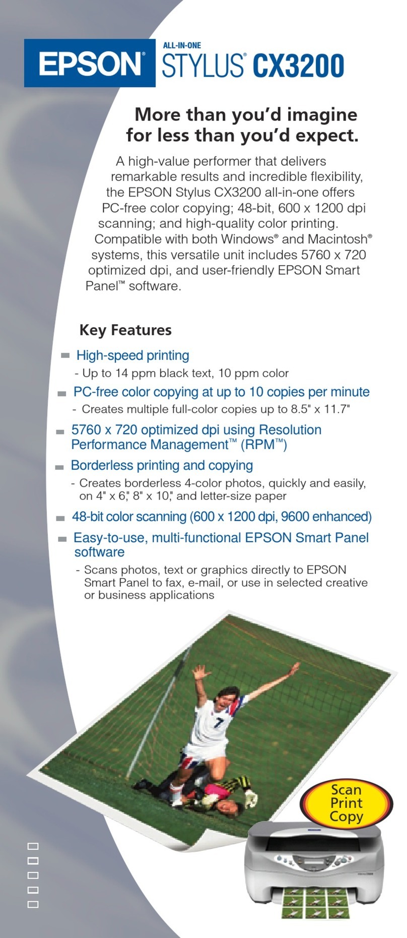 Epson Stylus CX3200 User manual