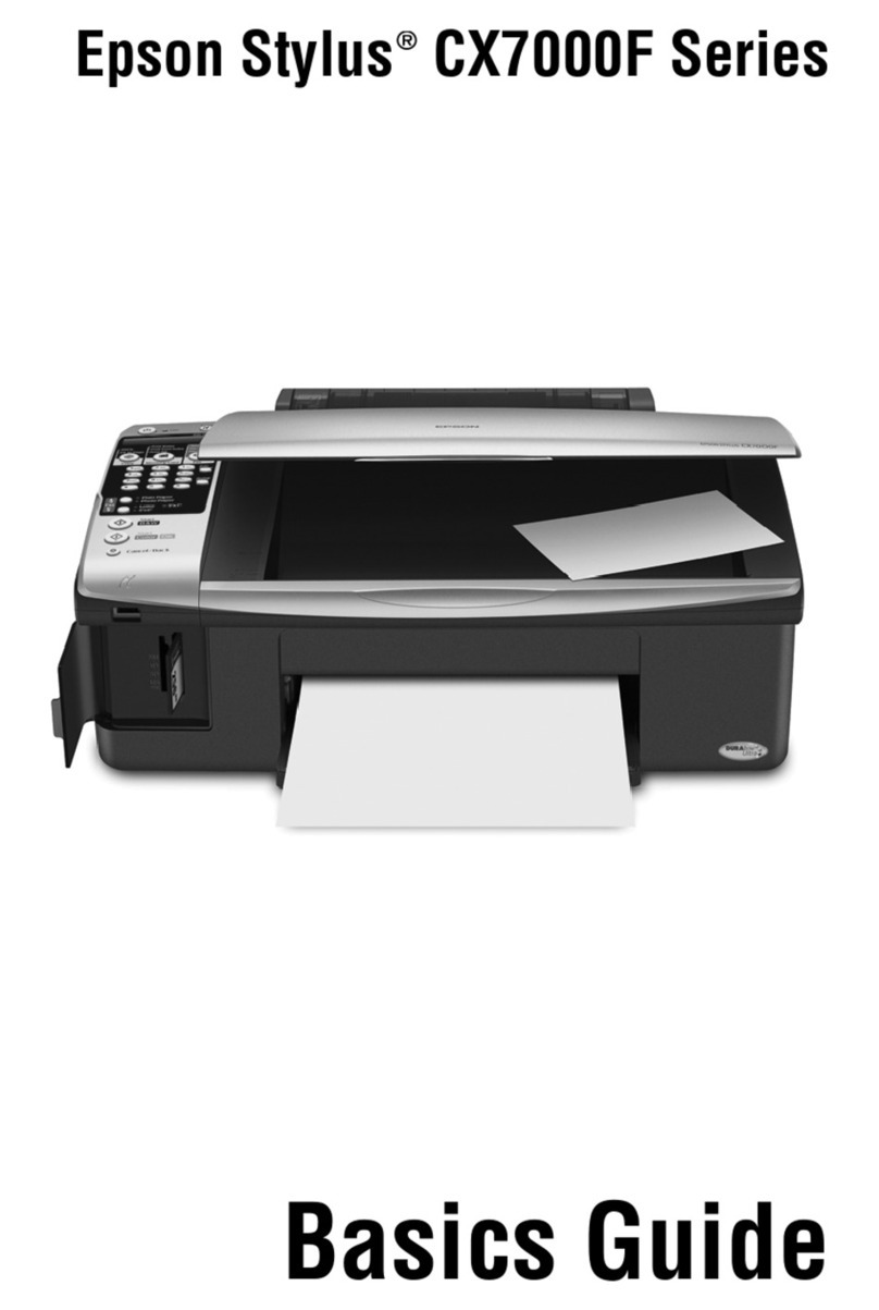 Epson CX7000F - Stylus Color Inkjet Basic guide