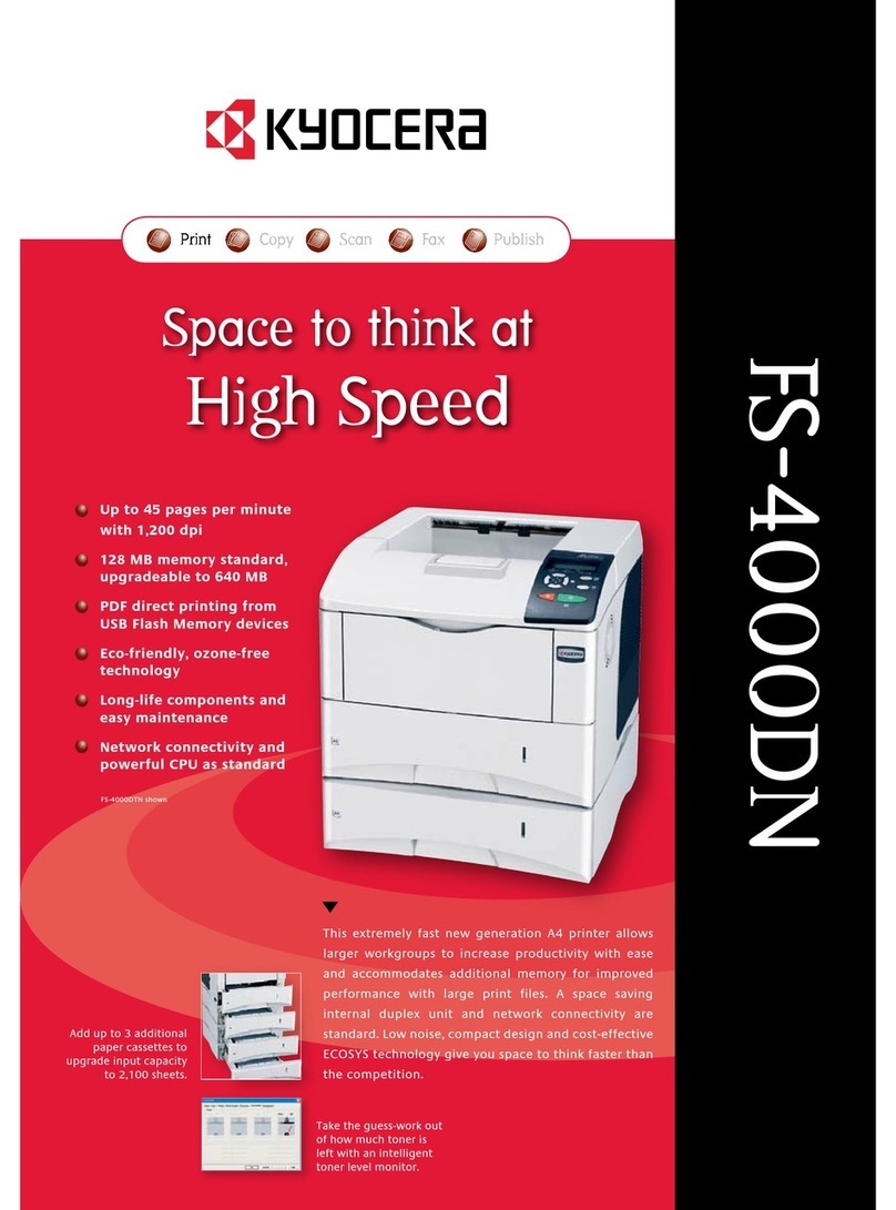 Kyocera ECOSYS FS-4000DN Brochure & specs