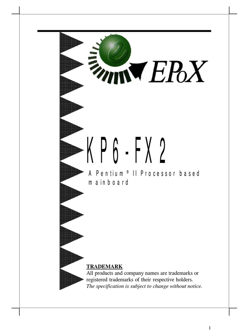 EPOX KP6-FX2 User manual