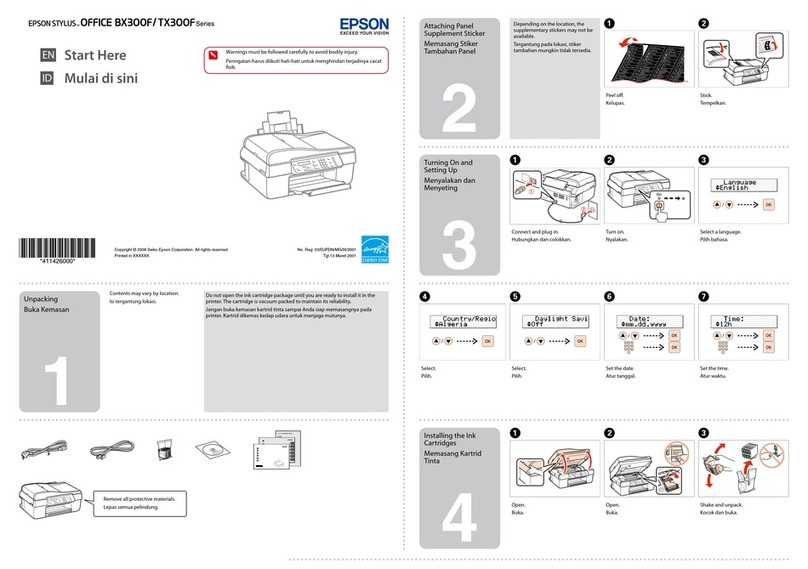 Epson Stylus Office BX300F Series Instruction Manual