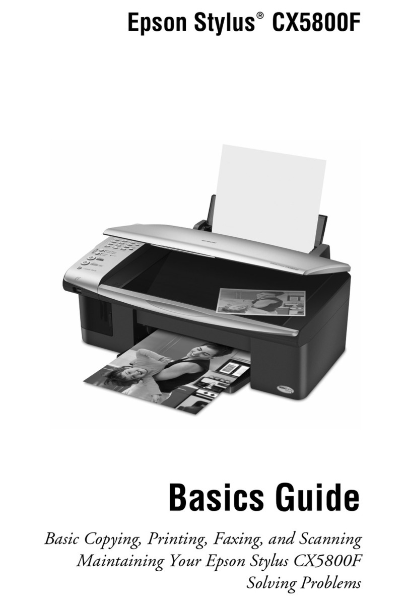 Epson CX5800F - Stylus Color Inkjet User guide