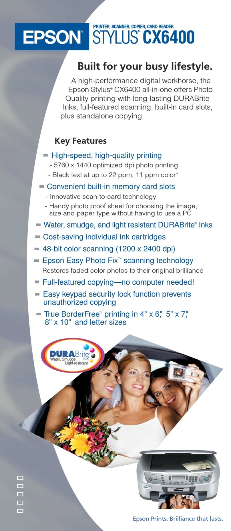 Epson CX6400 - Stylus Color Inkjet User manual