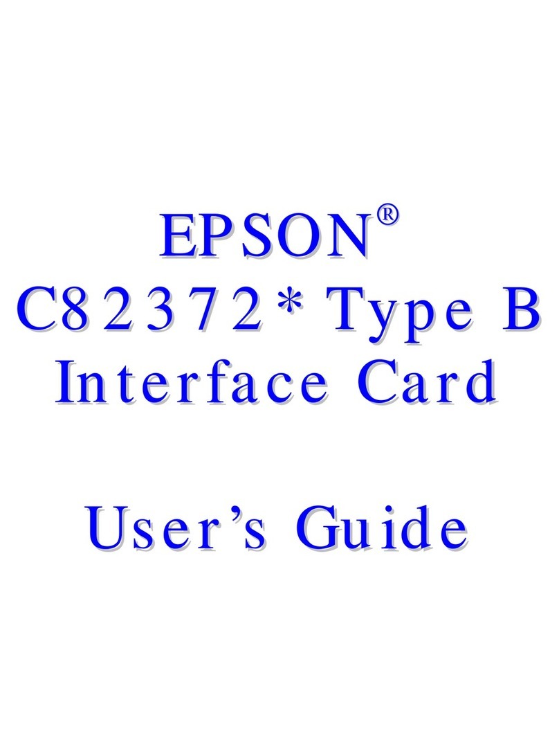 Epson C82372 User manual
