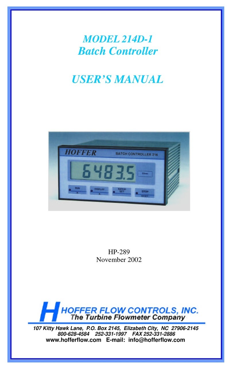 Hoffer 214D-1 user manual