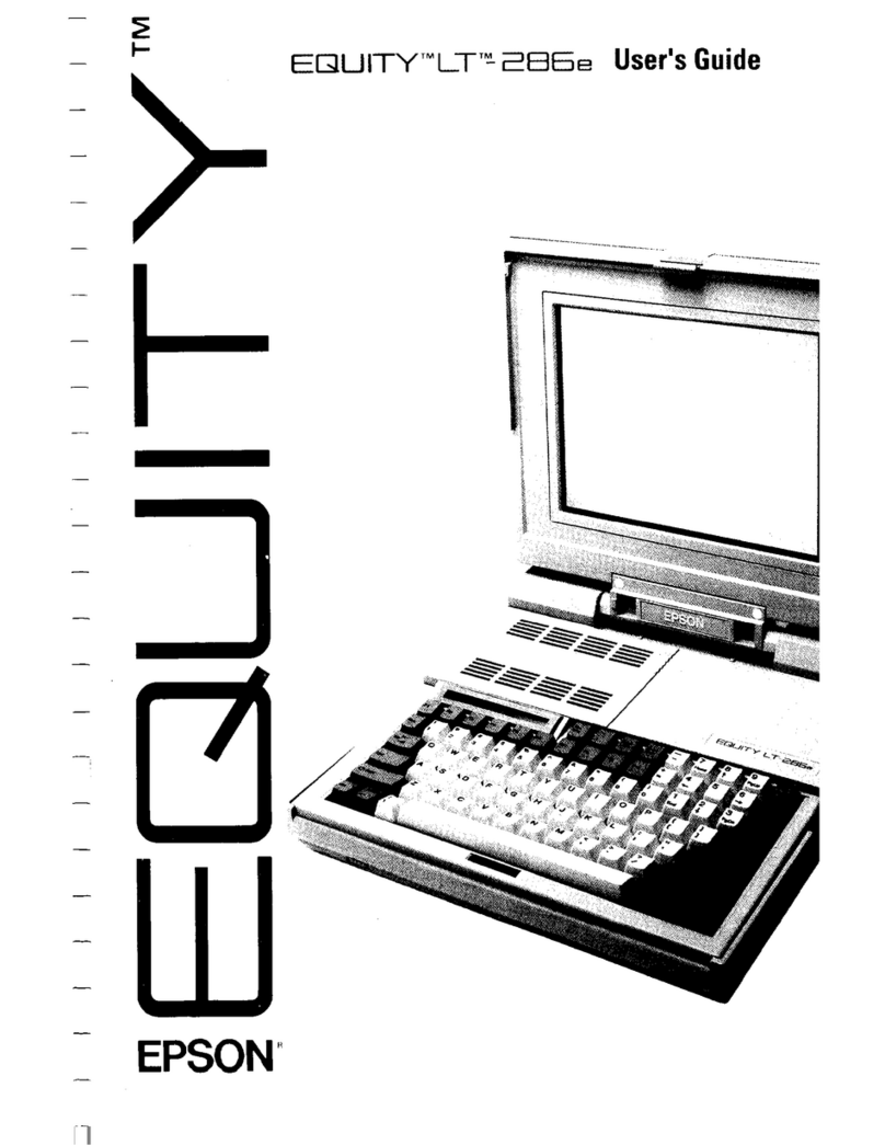 Epson Equity LT-286e User manual