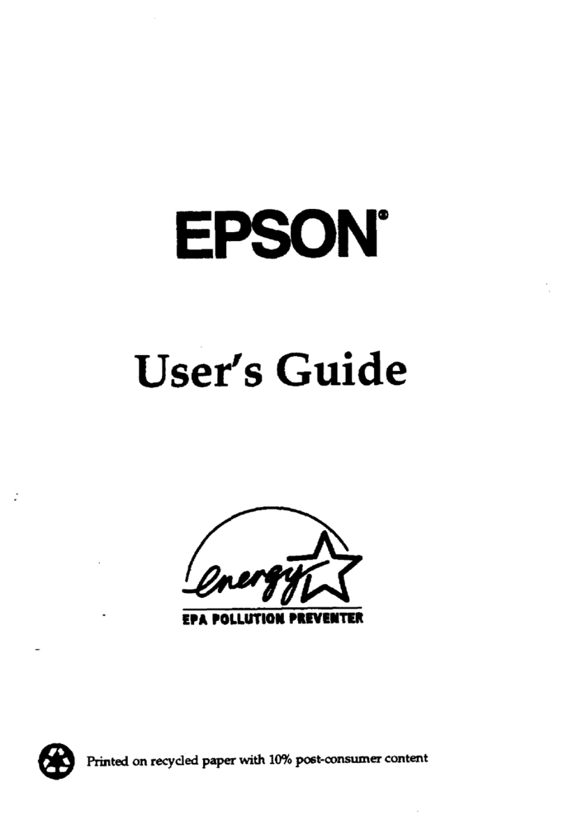 Epson ActionTower 3000 Computer User manual