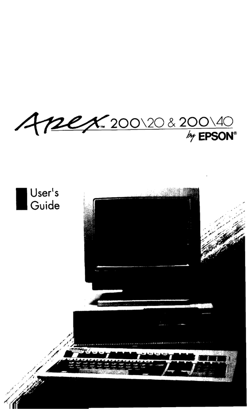 Epson 20020, 20040 User manual