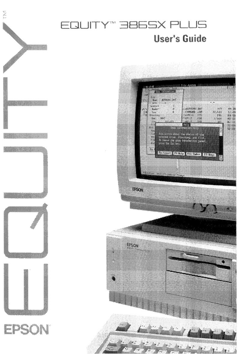 Epson 3865X Plus User manual