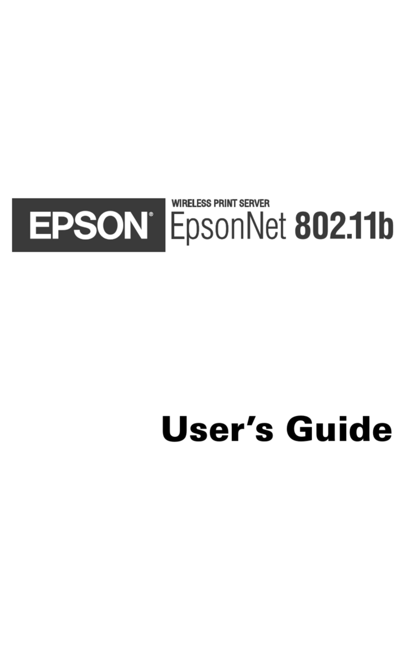 Epson EpsonNet 802.11b user guide