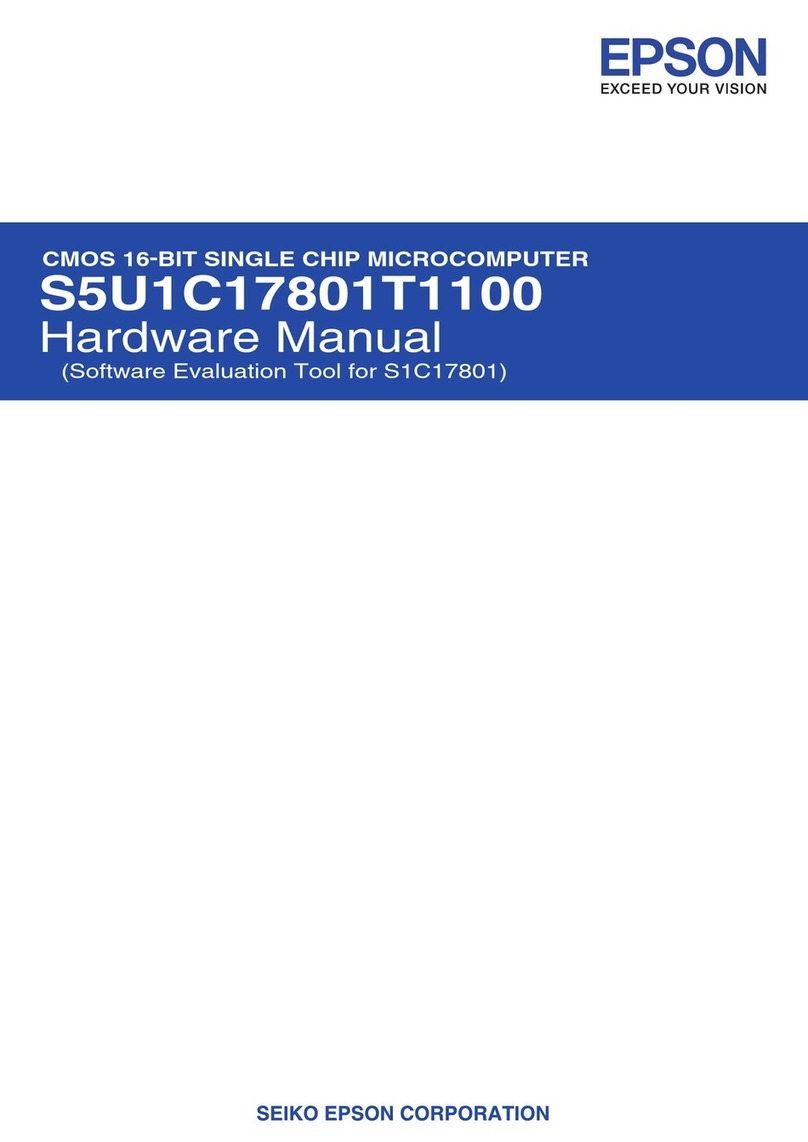 Epson S5U1C17801T1100 Hardware manual