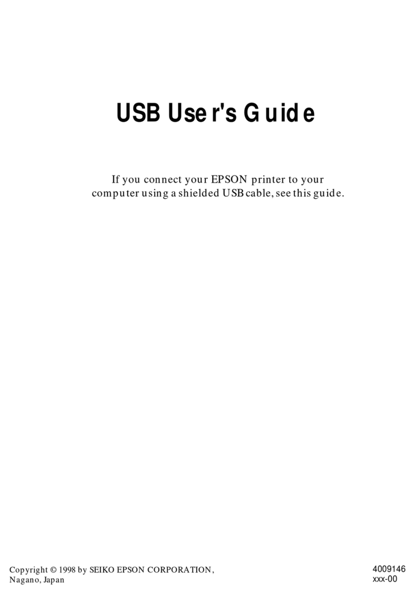 Epson USB User manual