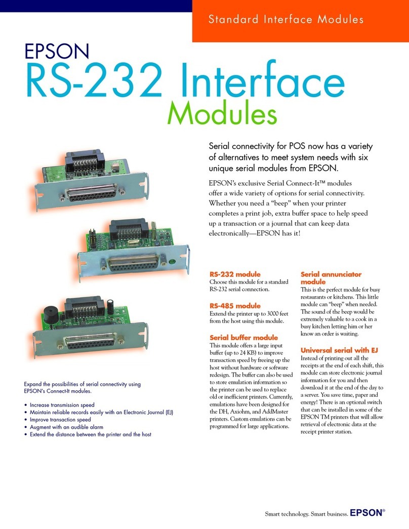 Epson RS-485 Brochure & specs