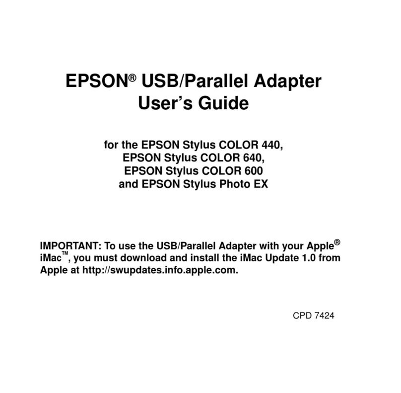 Epson EX User manual Epson EX User manual