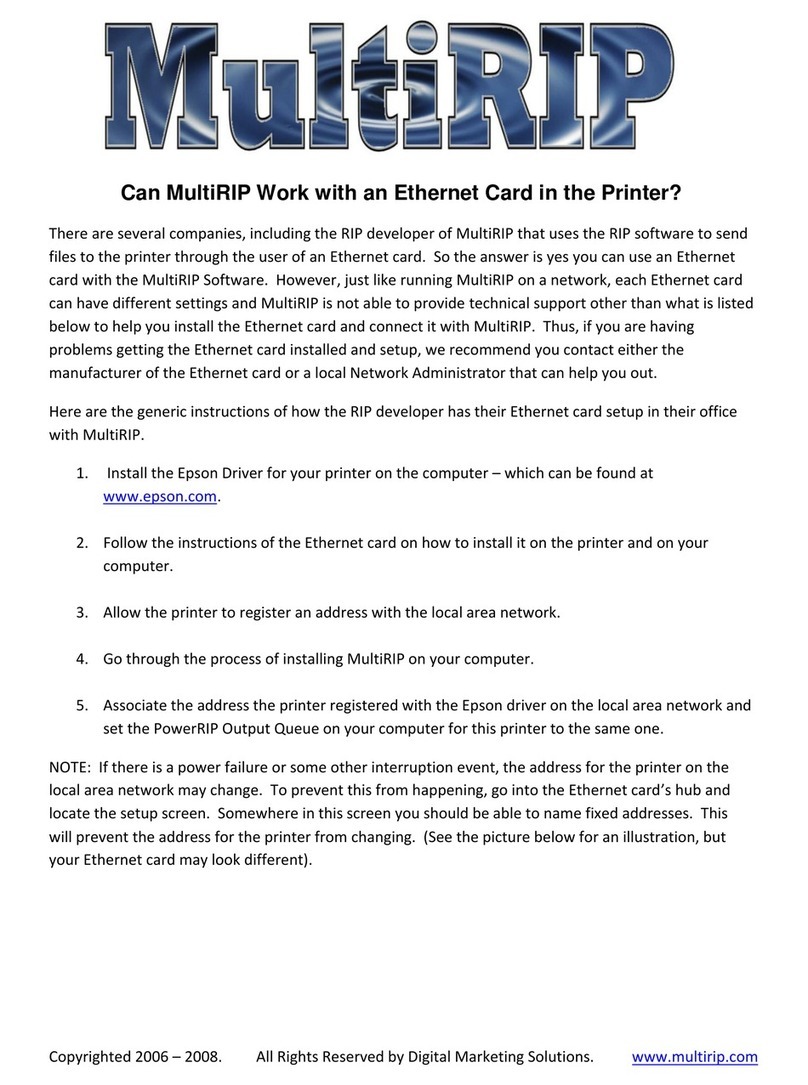 Cisco MultiRIP Ethernet Card User manual Cisco MultiRIP Ethernet Card User manual