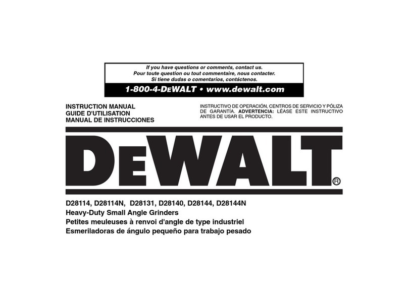DeWalt D28114 instruction manual