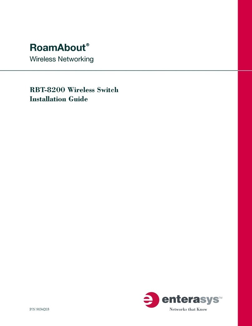 Enterasys RoamAbout RBT-8200 User manual