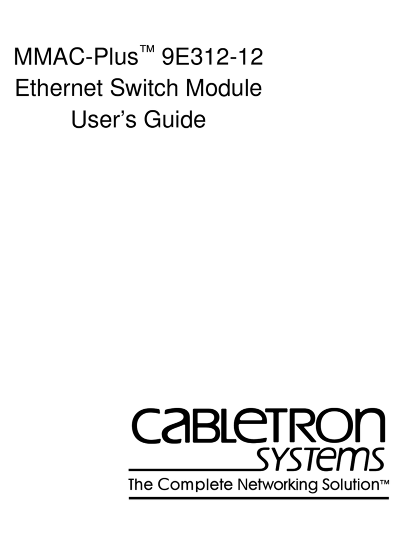 Cabletron Systems MMAC-Plus 9E312-12 User manual