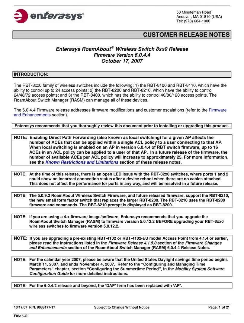Enterasys RoamAbout RBT-4102-EU Instruction Manual