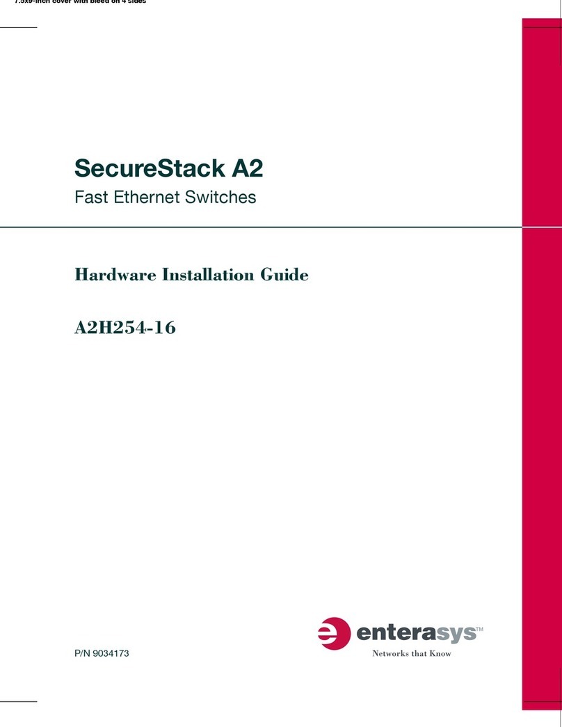 Enterasys SecureStack A2 A2H254-16 Hardware installation guide