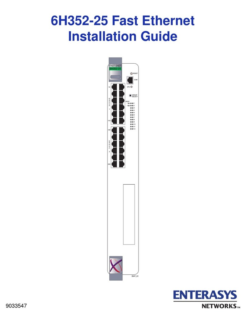 Enterasys Matrix 6H352-25 installation guide