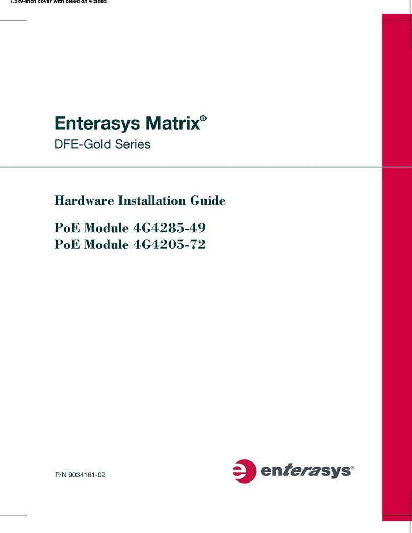 Enterasys Enterasys Gold Distributed Forwarding Engine... Manual