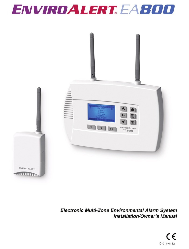 Enviro Alert EA800 Installation & owner's manual