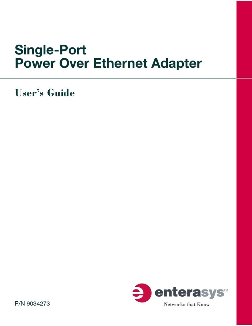Enterasys Network Ethernet Adapter user guide Enterasys Network Ethernet Adapter user guide