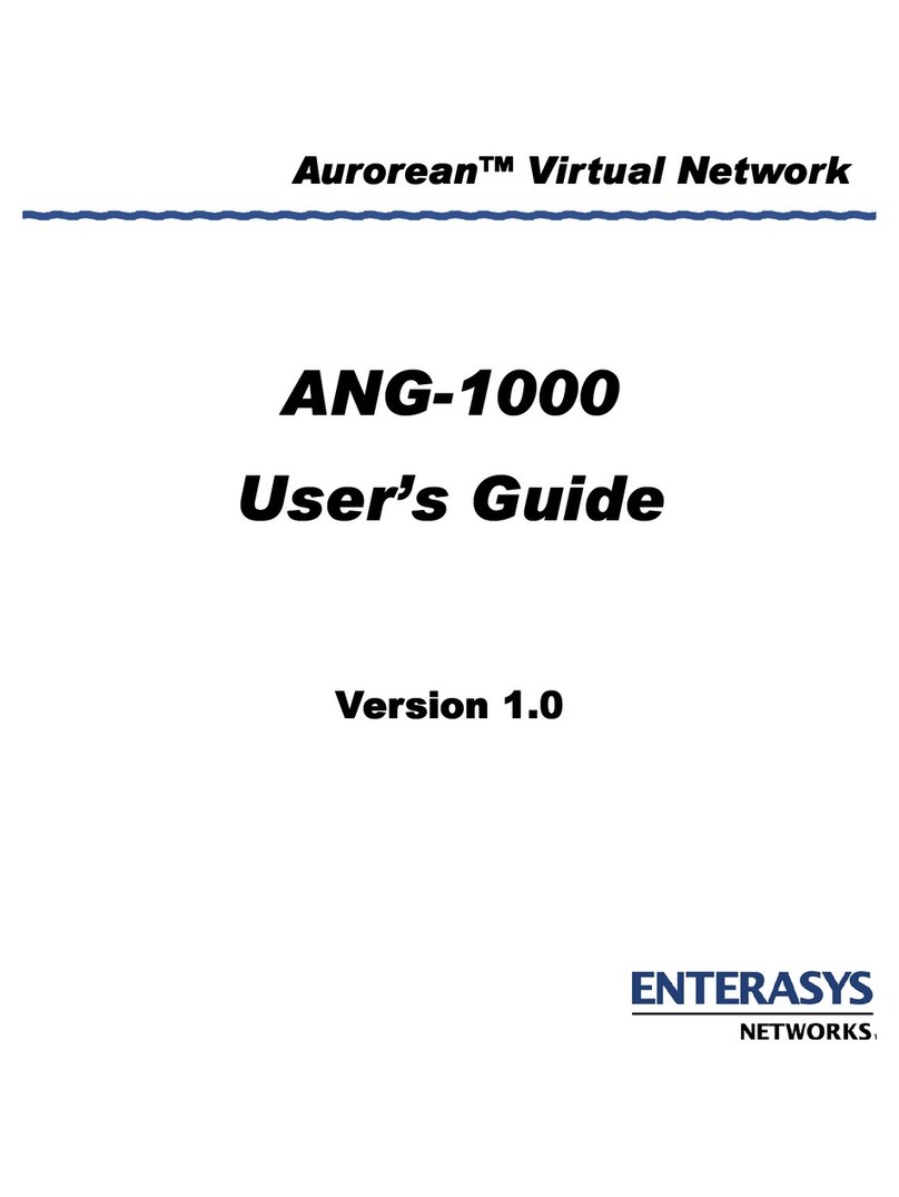 Enterasys ANG-1000 User manual