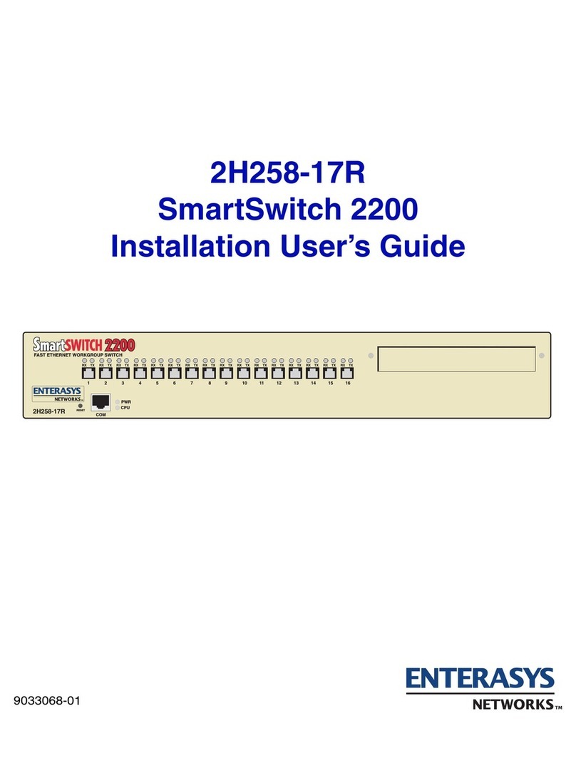 Enterasys SmartSwitch 2200 Installation & user guide