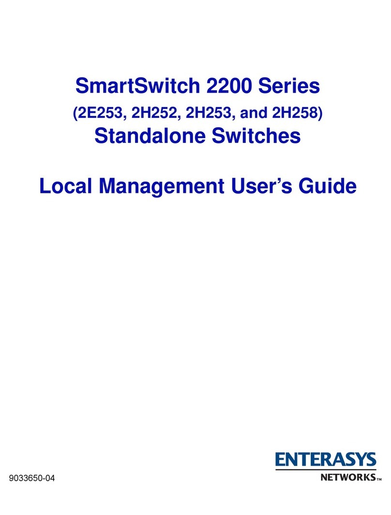 Enterasys SmartSwitch 2200 Series 2E253 User manual