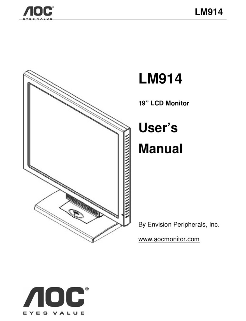 AOC LM914 User manual