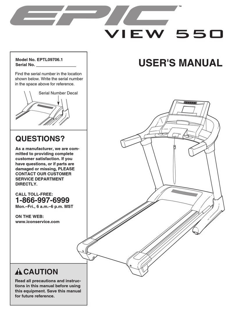 Epic VIEW 550 EPTL09706.1 user manual