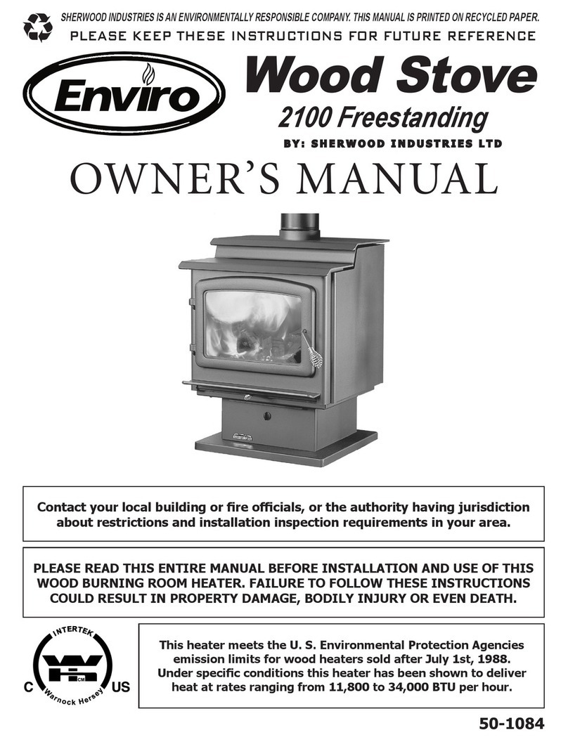 Enviro 2100 Freestanding owner's manual