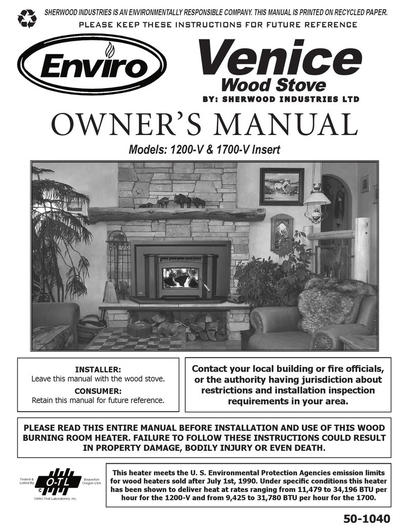 Enviro 1200-V Insert owner's manual