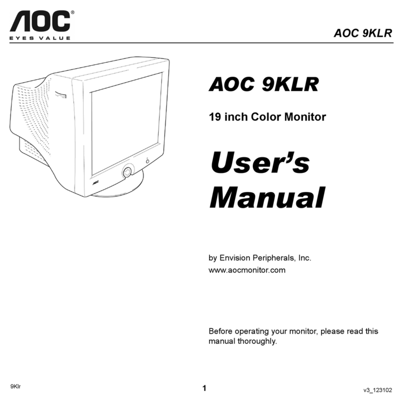 AOC 9KLR User manual