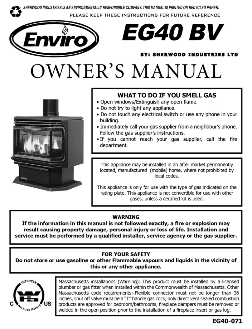 Enviro EG40-071 owner's manual Enviro EG40-071 owner's manual