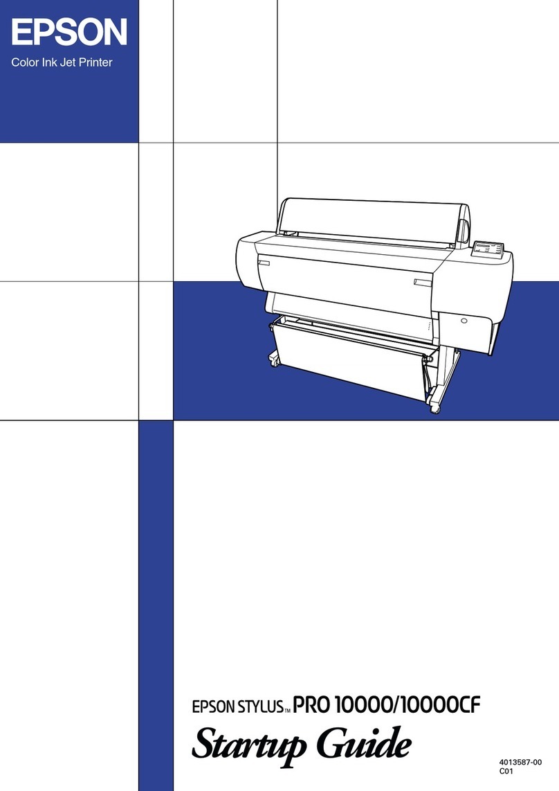 Epson Stylus Pro 10000CF User guide