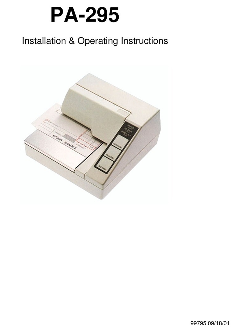 Epson PA-295 User manual
